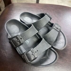 Birkenstock Black Sandals with Adjustable Straps